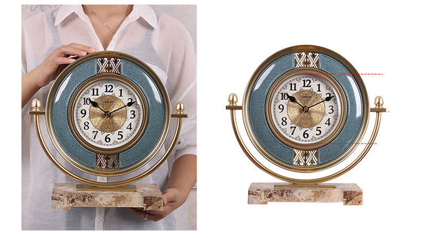 Elegant Silent Clock for Bedroom & Living Room
