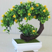 Artificial Bonsai with Floral Accents
