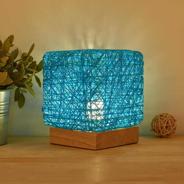 Hand-Knit Dimmable Square LED Desk Lights