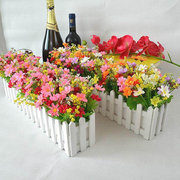 Porch Decoration Flowers And Green Plants Ornaments