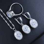 Elegant Bridal Diamond Hair Claw & Jewelry Set